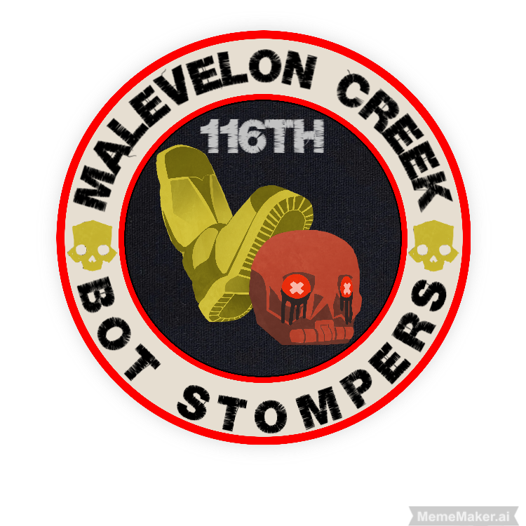 Malevelon Creek Bot Stompers emblem